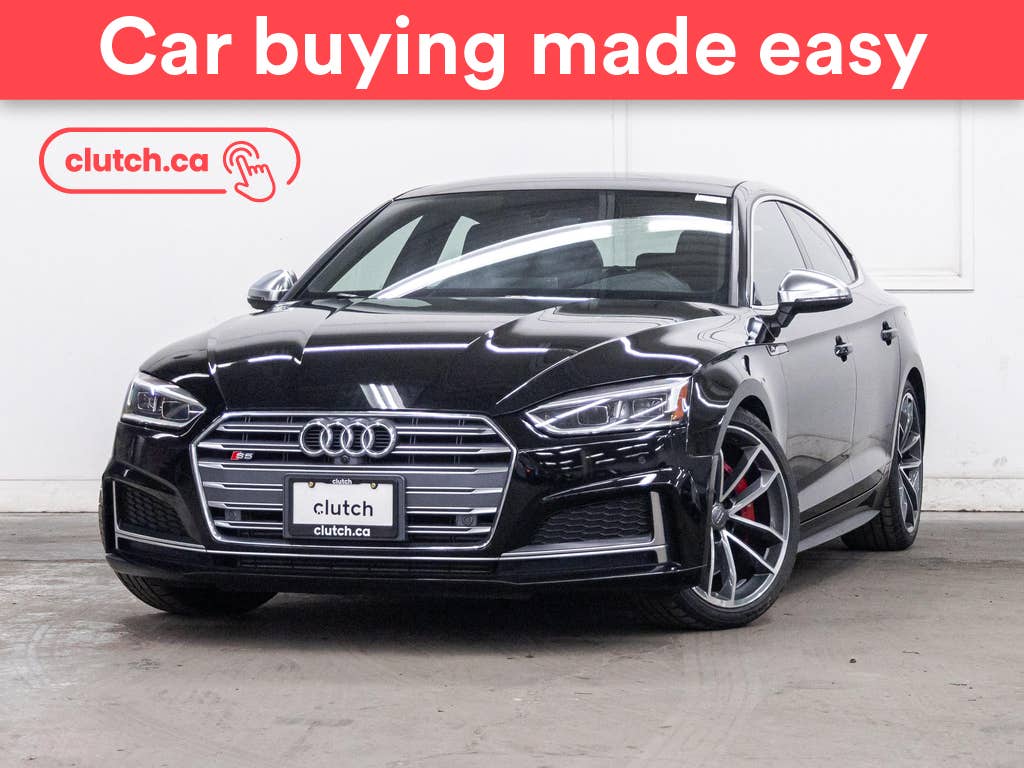 Black 2019 Audi S5 Sportback Sedan Automatic