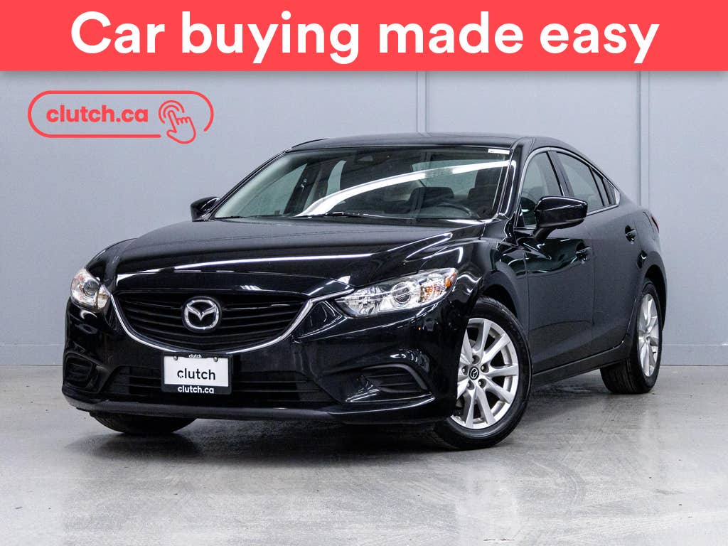 Black 2017 Mazda MAZDA6 Sedan Automatic