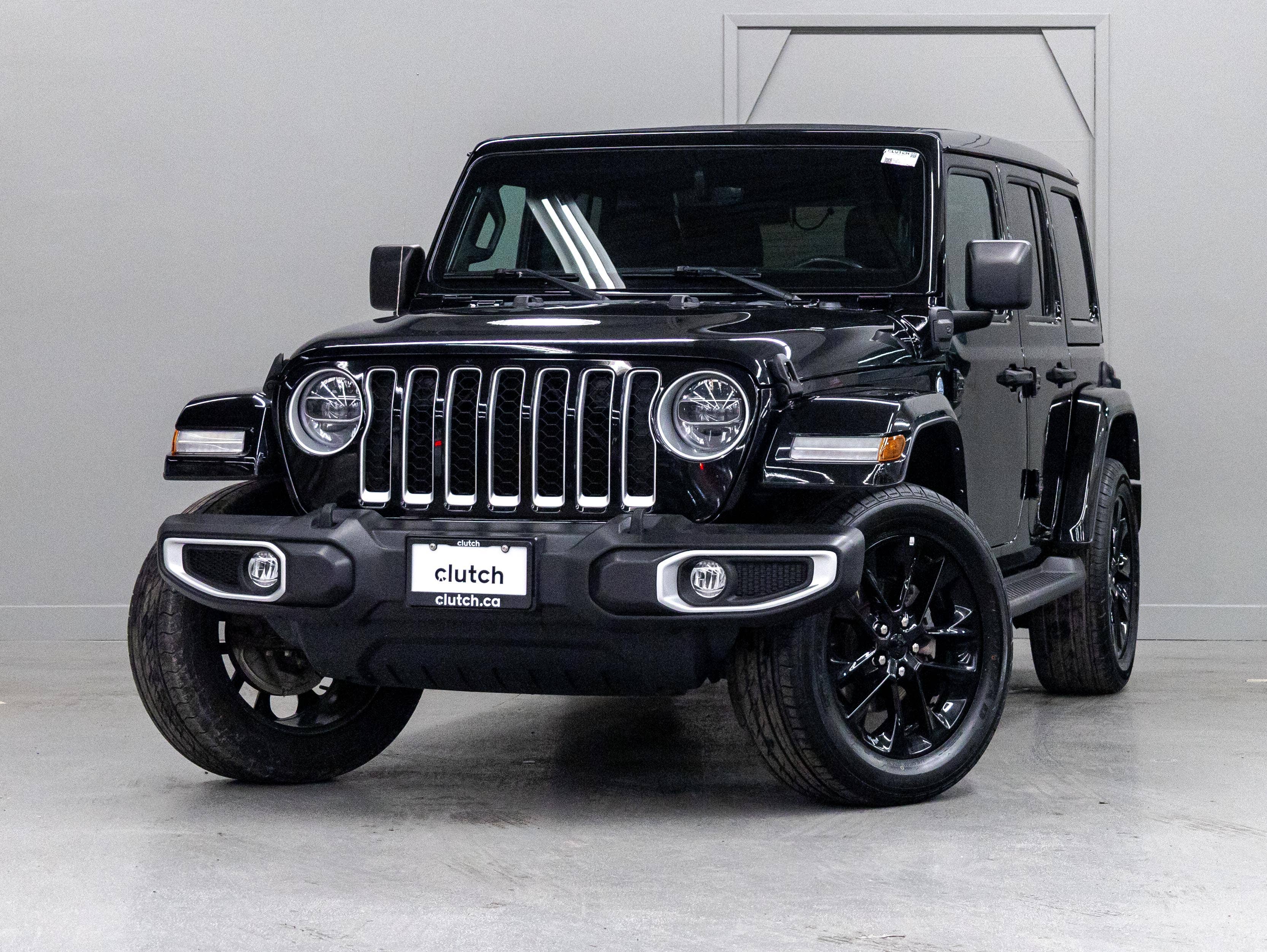 Black 2021 Jeep Wrangler 4xe SUV / Crossover Four-Wheel Drive Automatic