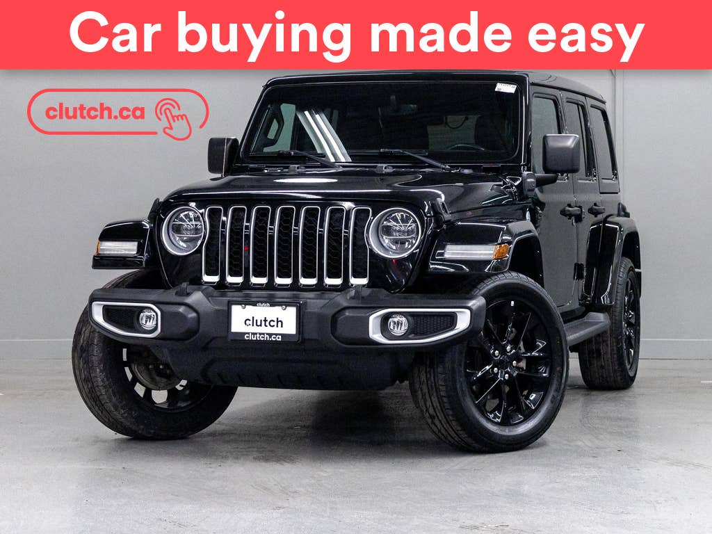 Black 2021 Jeep Wrangler 4xe SUV / Crossover Four-Wheel Drive Automatic
