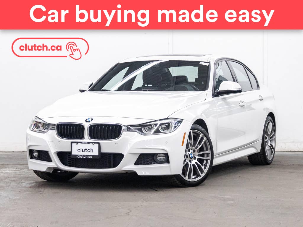 White 2018 BMW 3 Series Sedan All-Wheel Drive Automatic