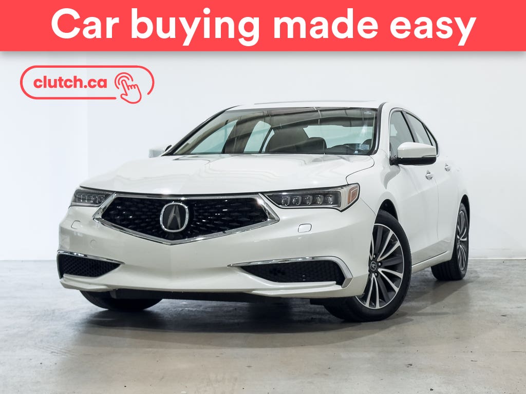 White 2020 Acura TLX Sedan All-Wheel Drive Automatic