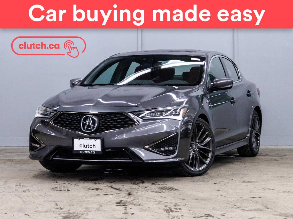 Gray 2019 Acura ILX Sedan Front-Wheel Drive Automatic