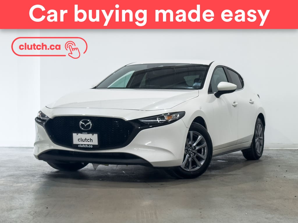 White 2023 Mazda MAZDA3 Sport Hatchback Automatic