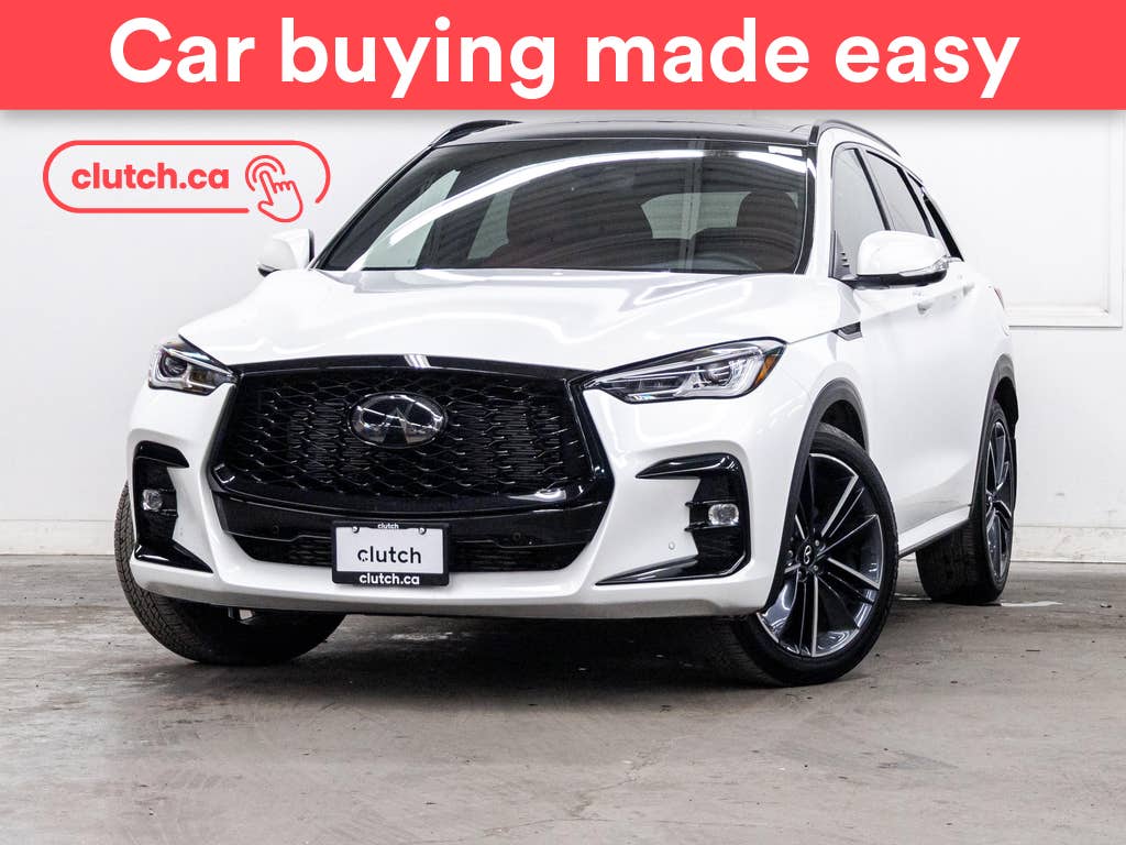 White 2025 INFINITI QX50 SUV / Crossover All-Wheel Drive Automatic