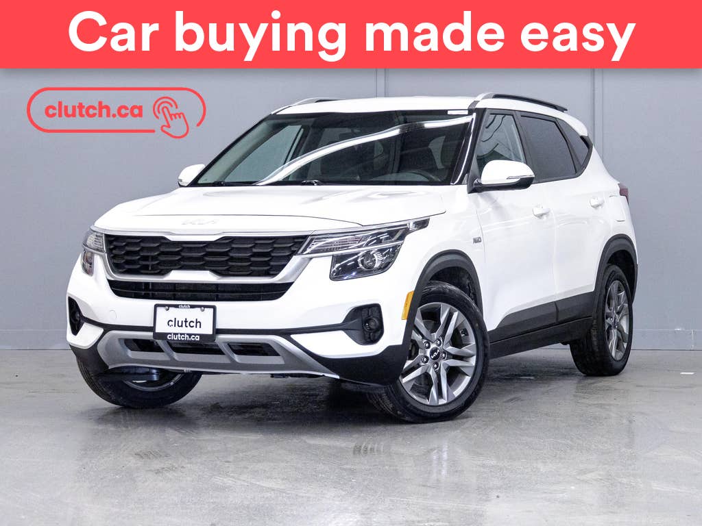 White 2022 Kia Seltos SUV / Crossover All-Wheel Drive Automatic