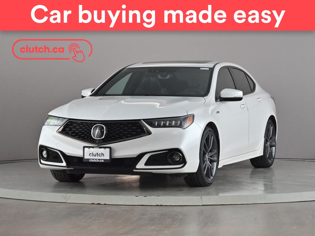White 2020 Acura TLX Sedan Automatic