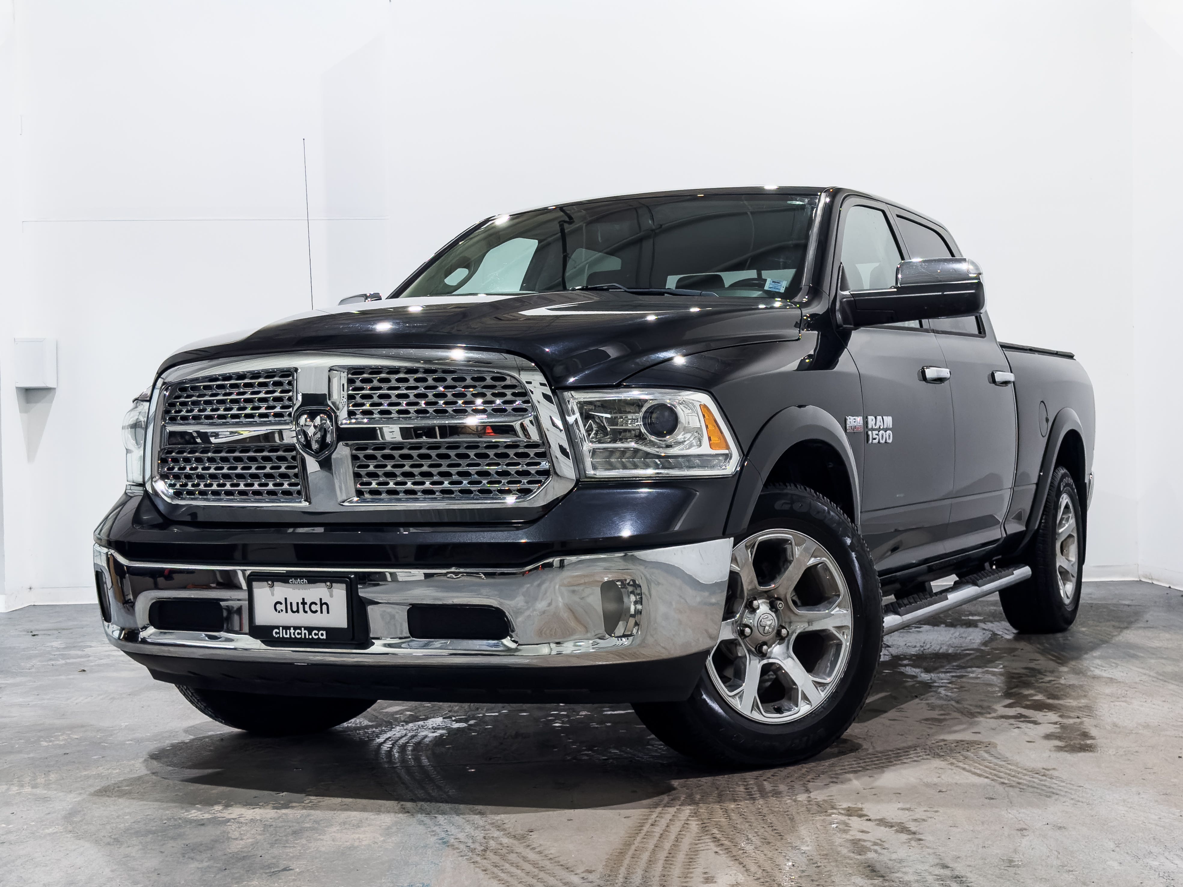 Black 2018 RAM 1500 Pickup Truck Four-Wheel Drive Automatic