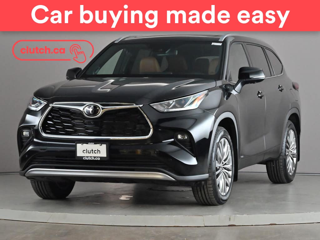 Black 2025 Toyota Highlander Hybrid SUV / Crossover All-Wheel Drive Automatic