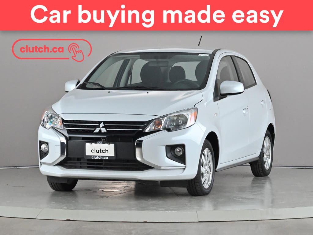 White 2024 Mitsubishi Mirage Hatchback Front-Wheel Drive Automatic