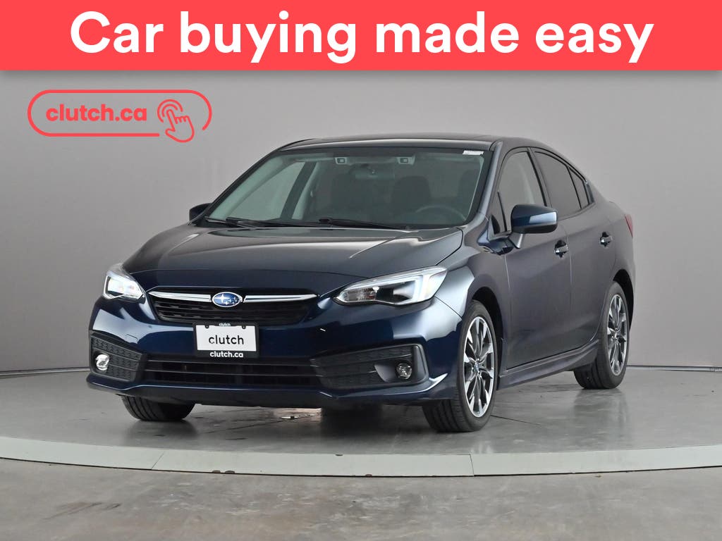 Blue 2021 Subaru Impreza Sedan All-Wheel Drive Automatic