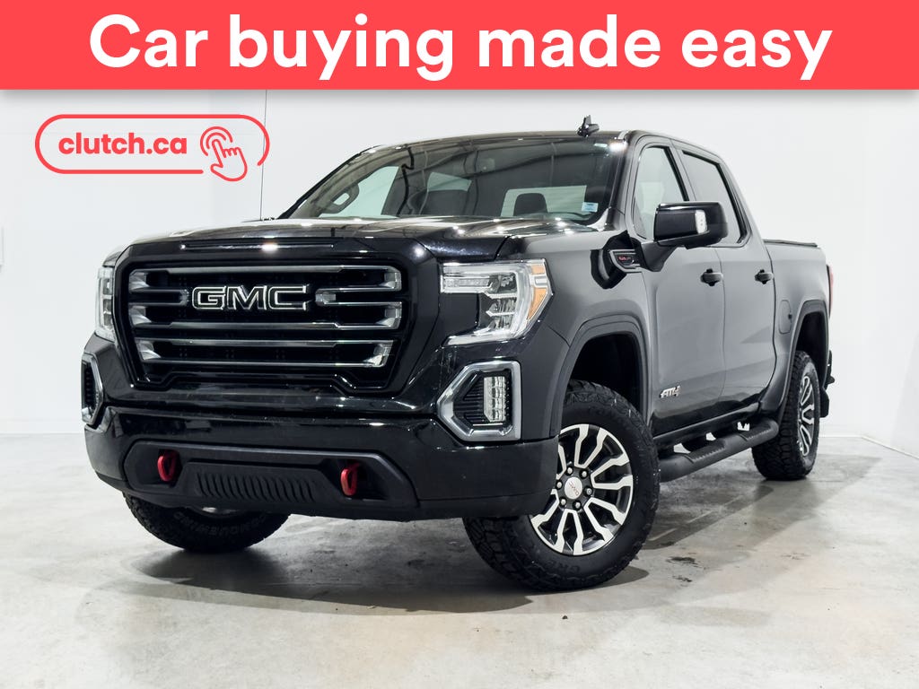 Black 2022 GMC Sierra 1500 Limited AT4 Crew Cab 4WD Pickup Truck Four-Wheel Drive Automatic