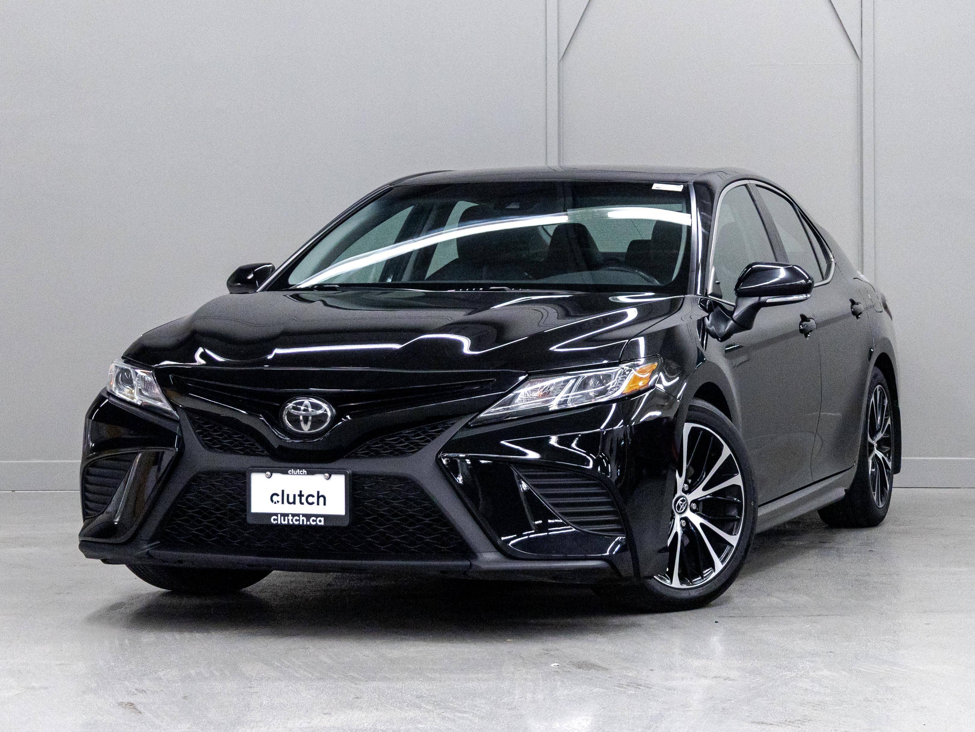 Black 2018 Toyota Camry Sedan Front-Wheel Drive Automatic