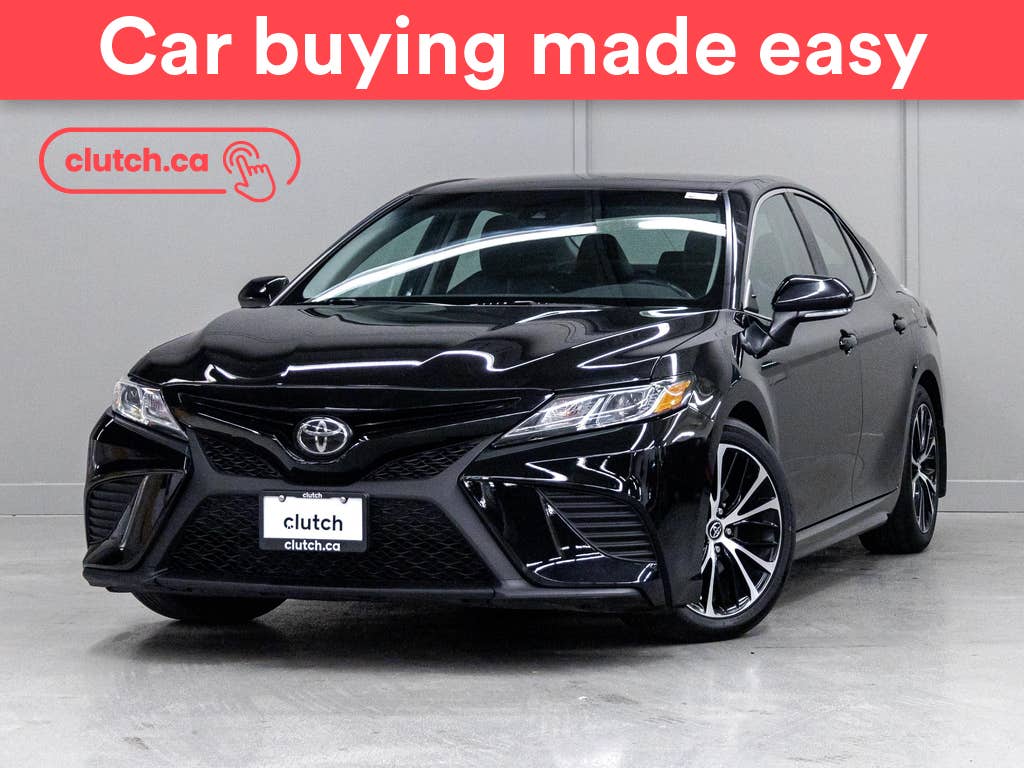 Black 2018 Toyota Camry Sedan Front-Wheel Drive Automatic