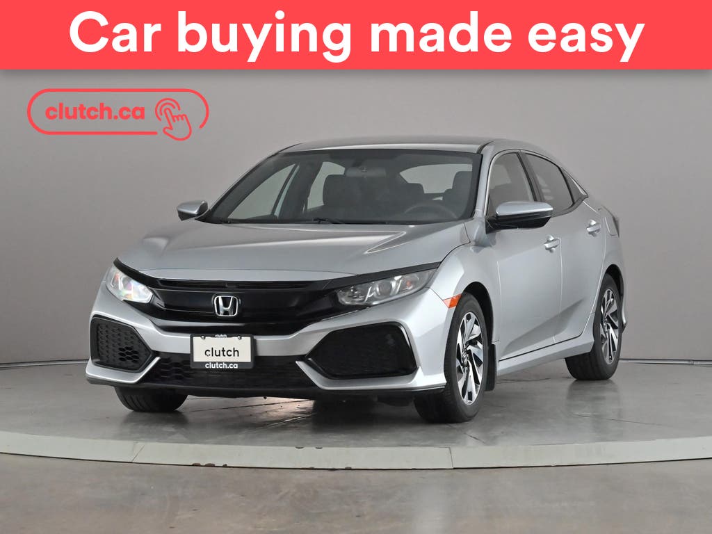 Silver 2018 Honda Civic Hatchback Hatchback Front-Wheel Drive Automatic