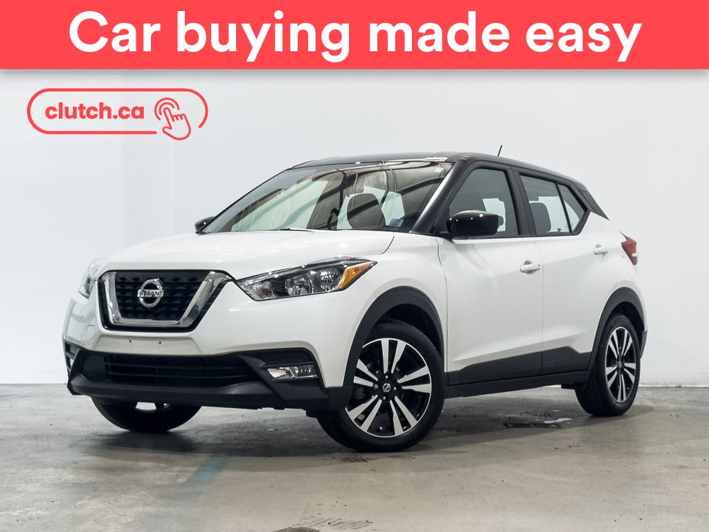 White 2019 Nissan Kicks SUV / Crossover Front-Wheel Drive Automatic