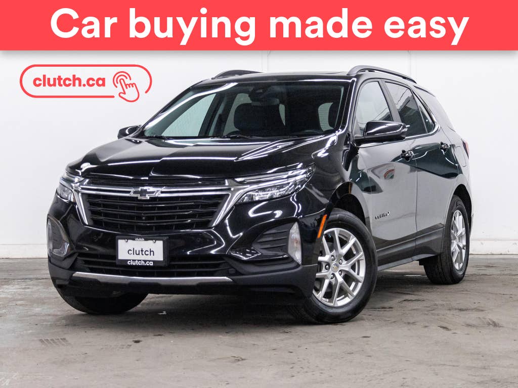 Black 2022 Chevrolet Equinox LT AWD with 1LT SUV / Crossover Four-Wheel Drive Automatic