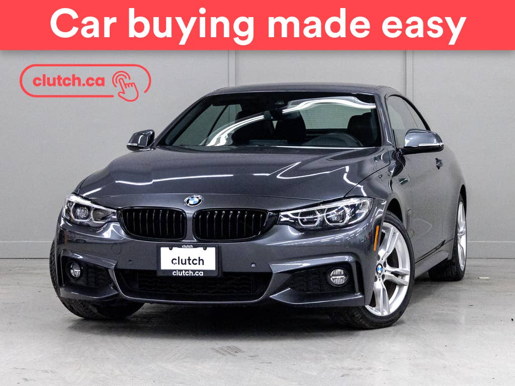 Gray 2020 BMW 4 Series Convertible All-Wheel Drive Automatic