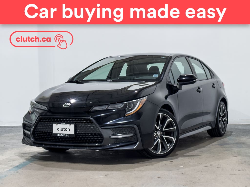 Black 2020 Toyota Corolla Sedan Front-Wheel Drive Automatic