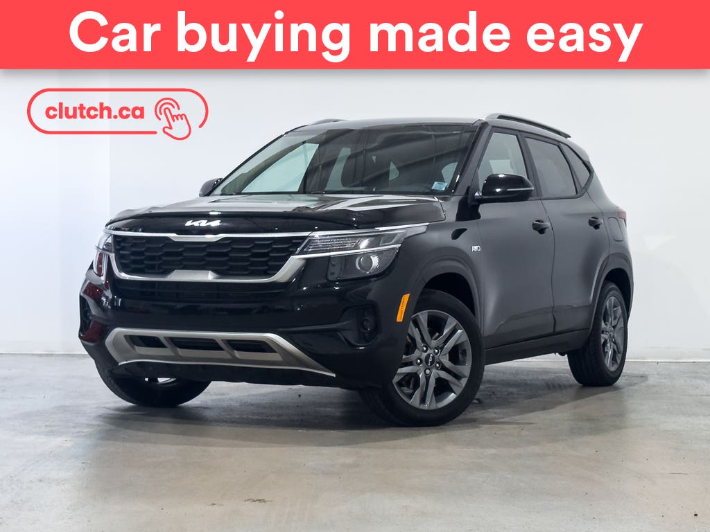 Black 2022 Kia Seltos SUV / Crossover All-Wheel Drive Automatic