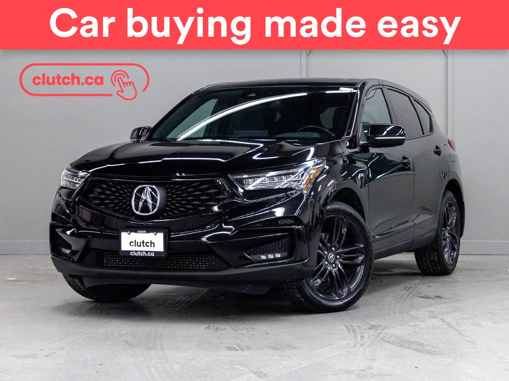 Black 2021 Acura RDX SUV / Crossover All-Wheel Drive Automatic