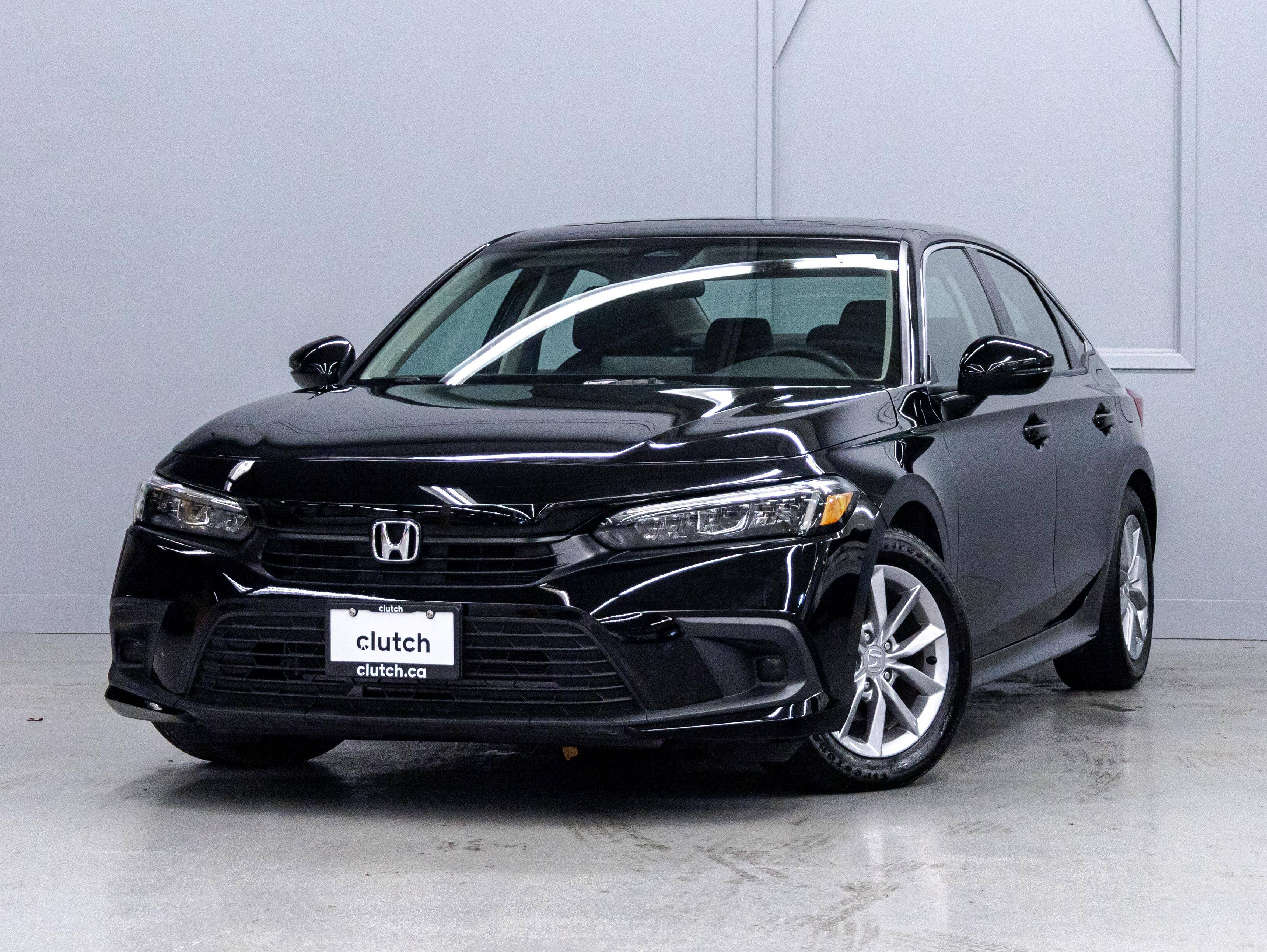 Black 2024 Honda Civic Sedan Front-Wheel Drive Automatic