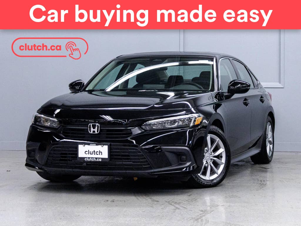 Black 2024 Honda Civic Sedan Front-Wheel Drive Automatic