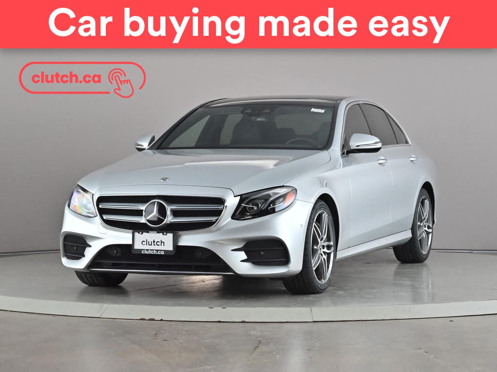 Silver 2019 Mercedes-Benz E-Class Sedan All-Wheel Drive Automatic