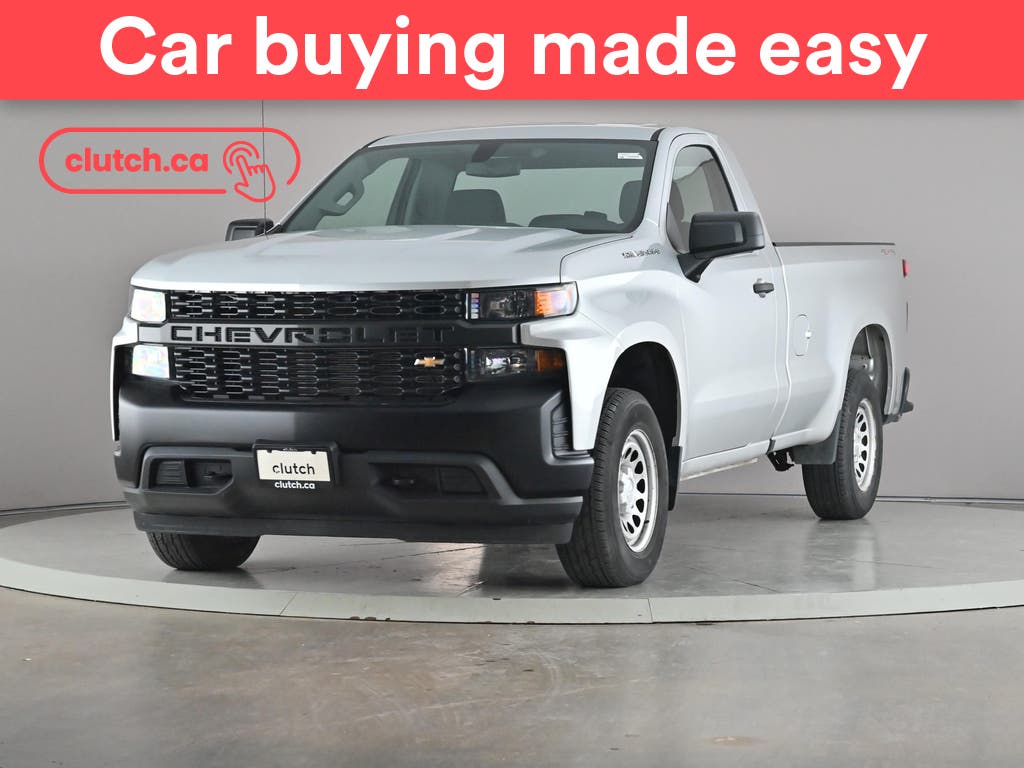 Gray 2021 Chevrolet Silverado 1500 Pickup Truck Four-Wheel Drive Automatic