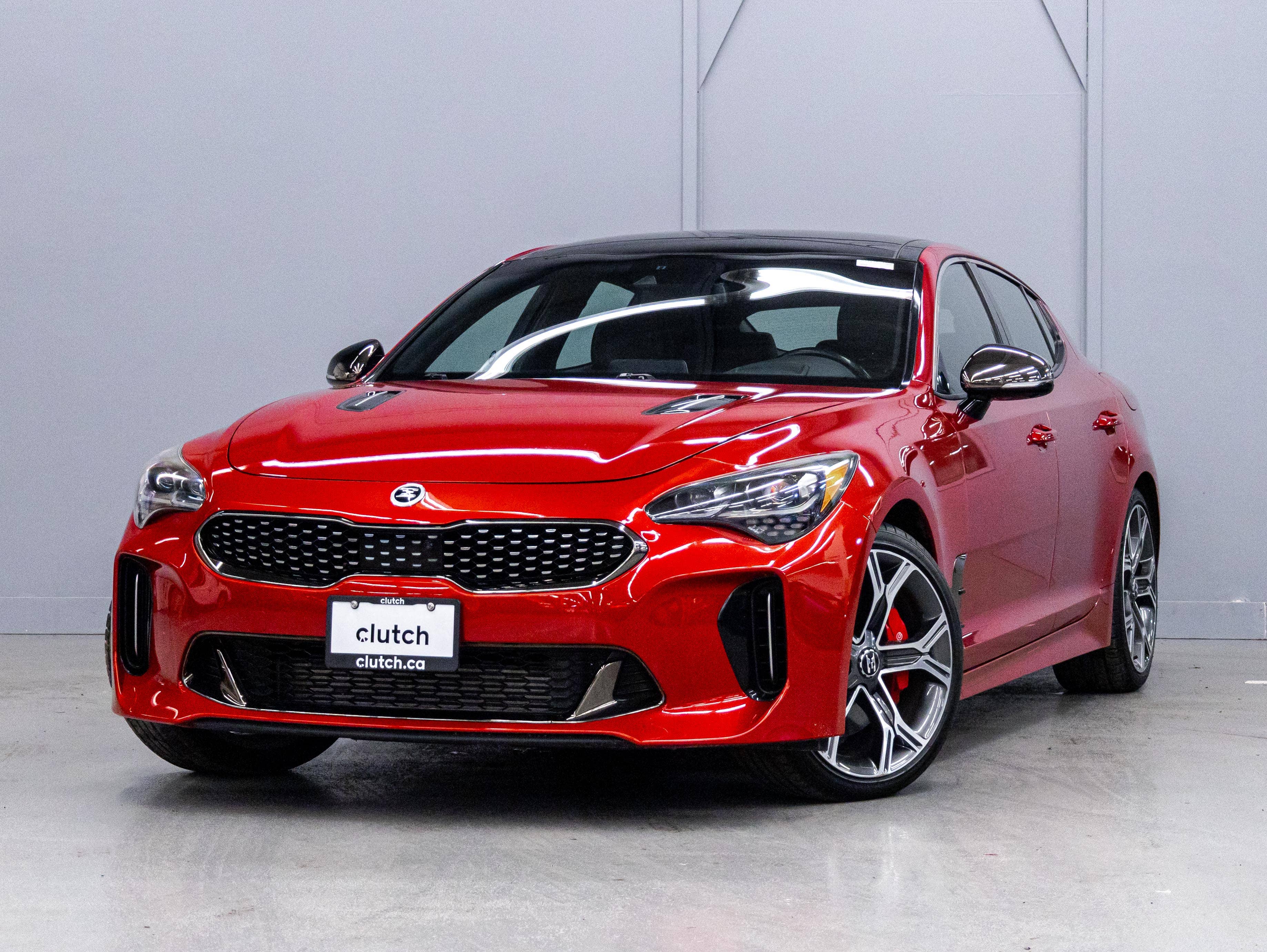 Red 2018 Kia Stinger Sedan  Automatic