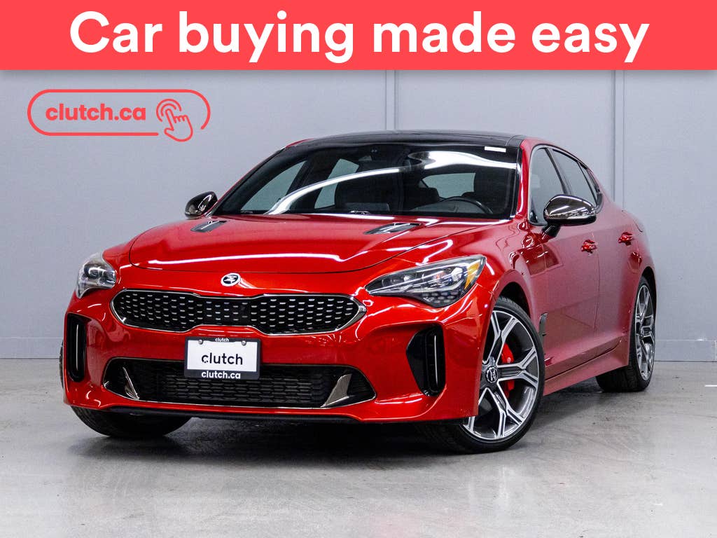 Red 2018 Kia Stinger Sedan Automatic