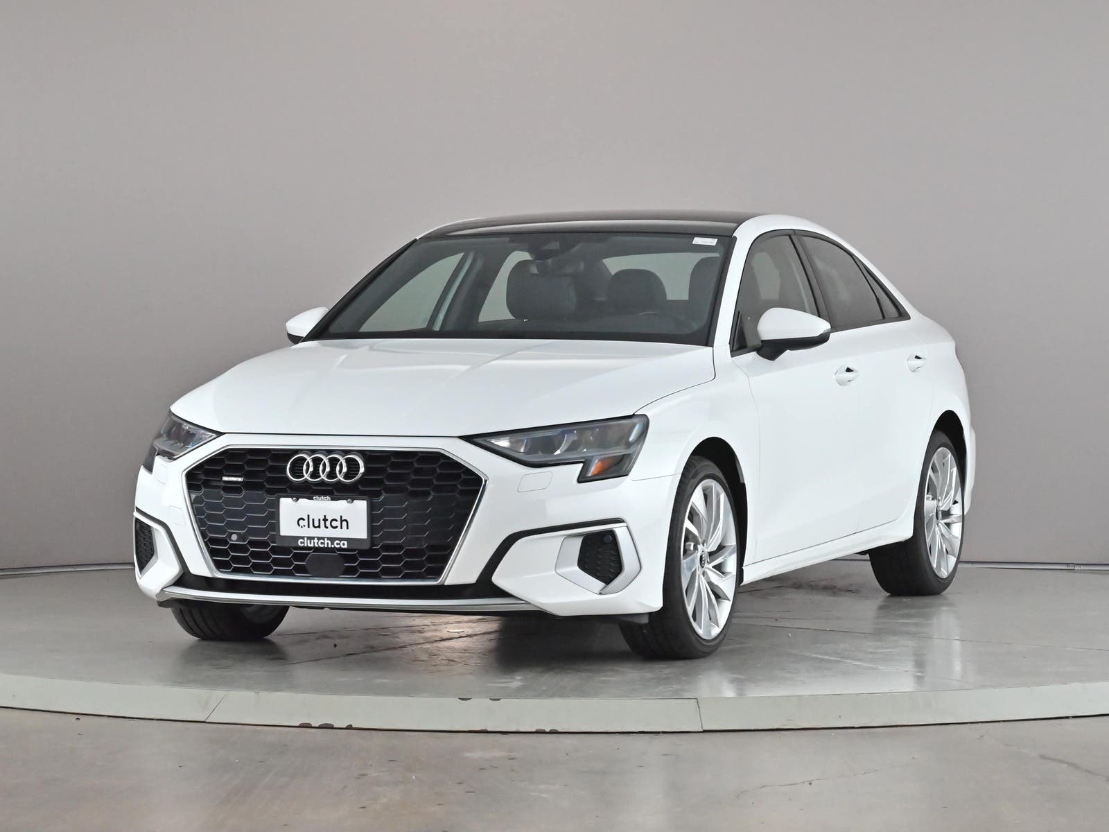 White 2022 Audi A3 Sedan  Automatic