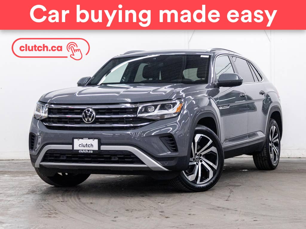 Gray 2022 Volkswagen Atlas Cross Sport SUV / Crossover All-Wheel Drive Automatic