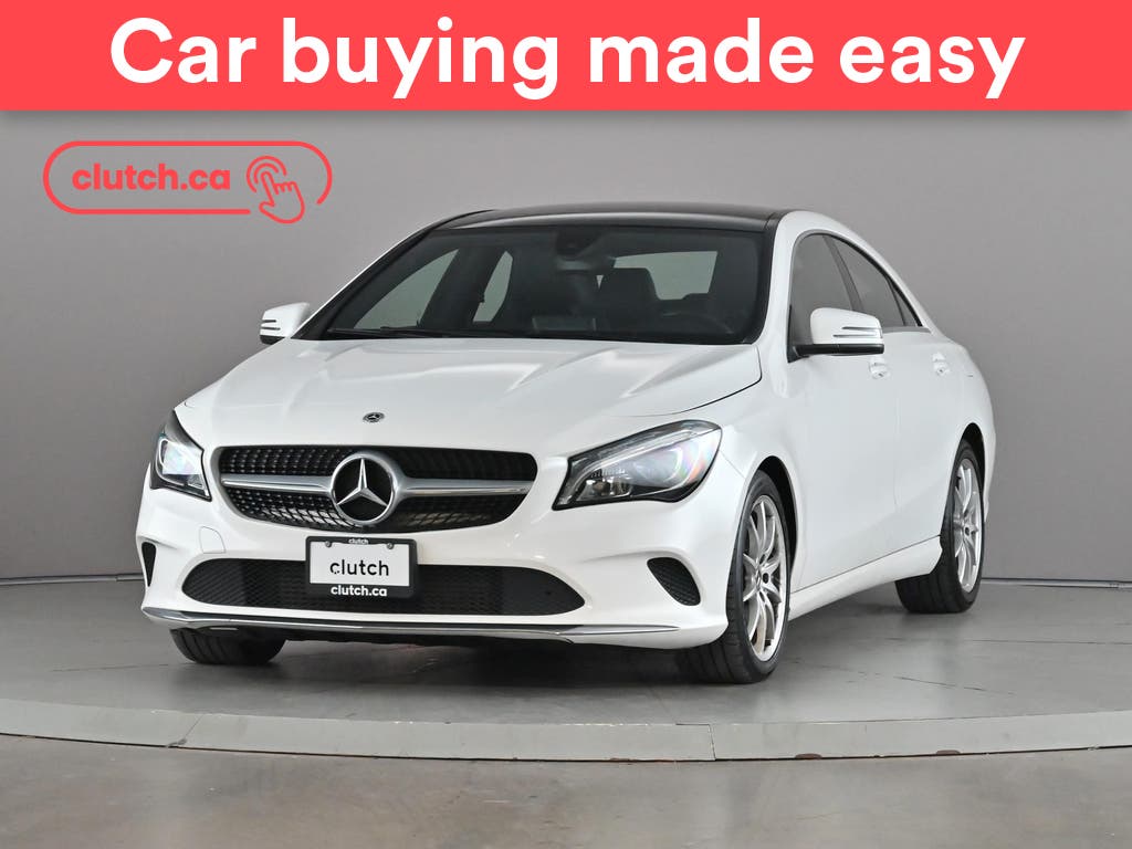 White 2018 Mercedes-Benz CLA Sedan All-Wheel Drive Automatic