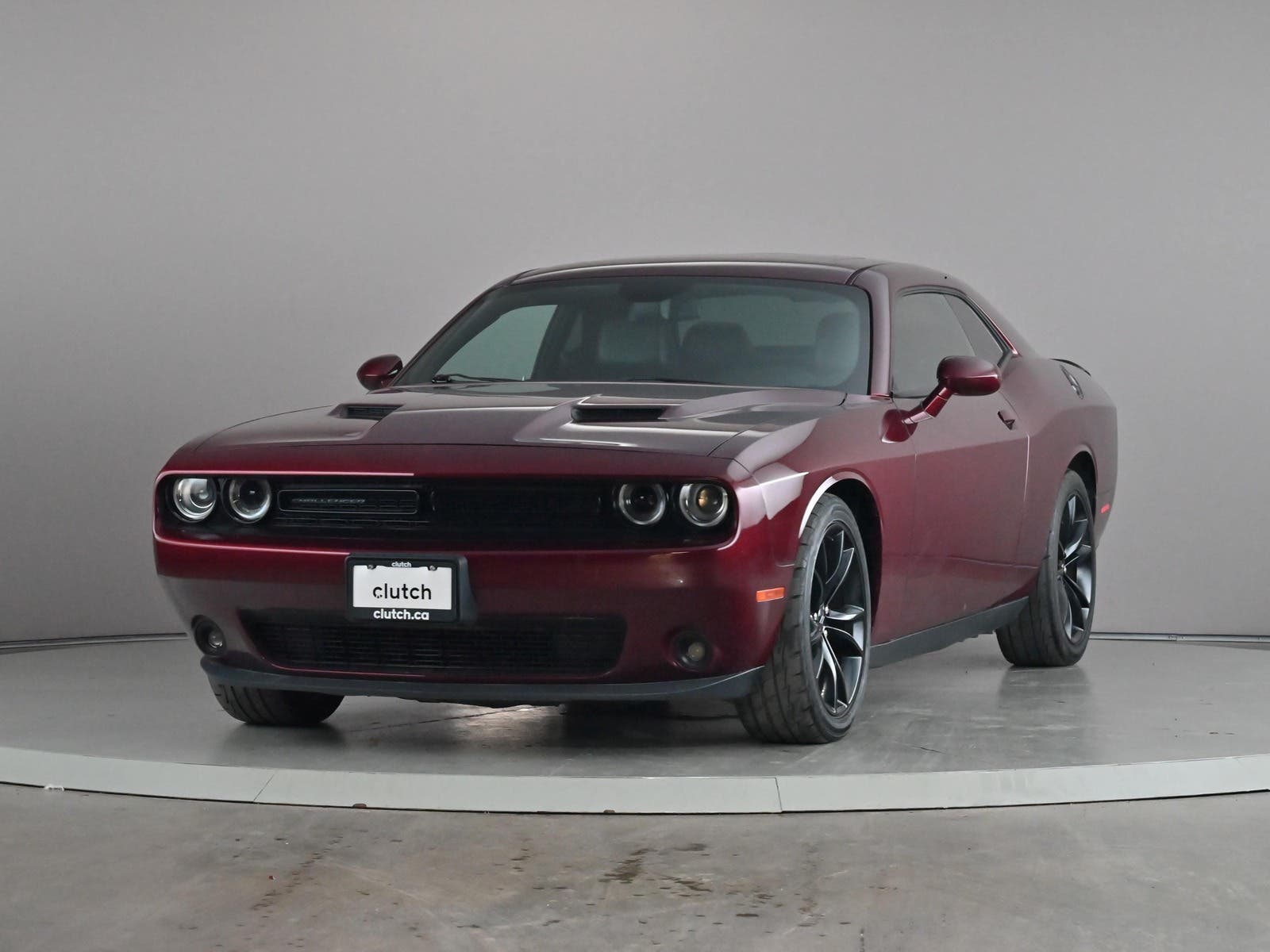 Red 2017 Dodge Challenger Coupe Rear-Wheel Drive Automatic