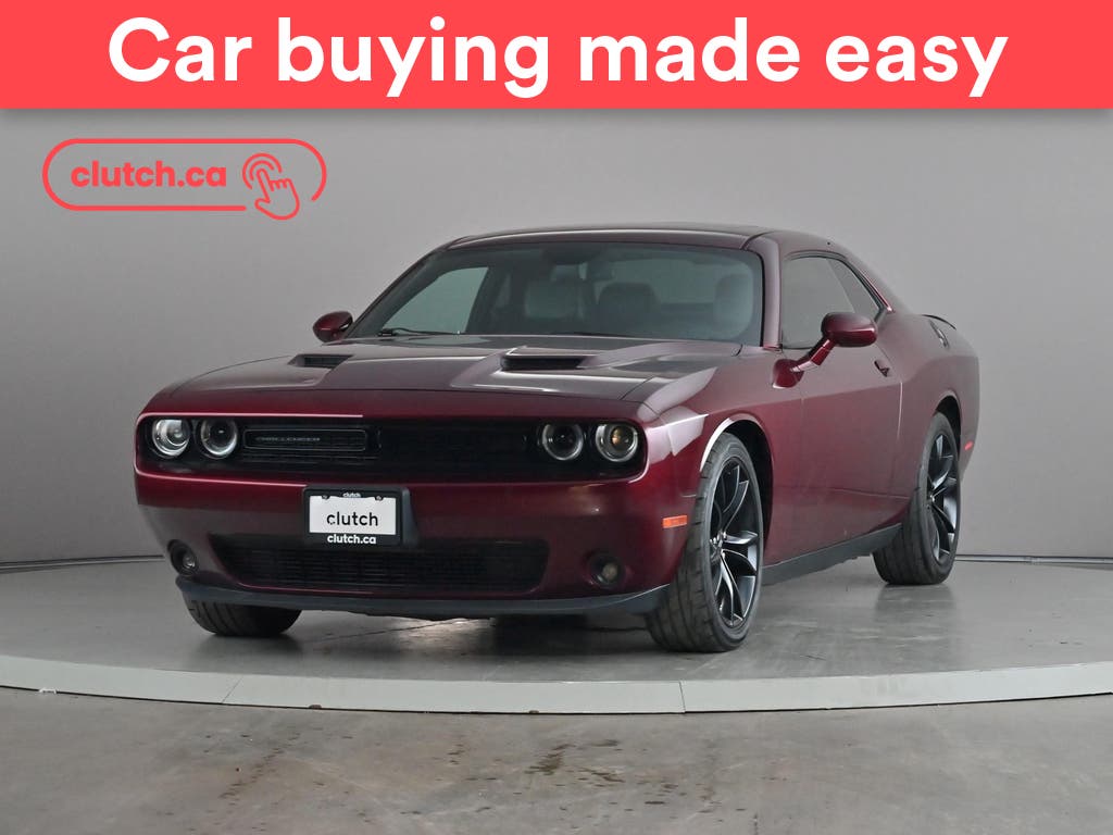 Red 2017 Dodge Challenger Coupe Rear-Wheel Drive Automatic