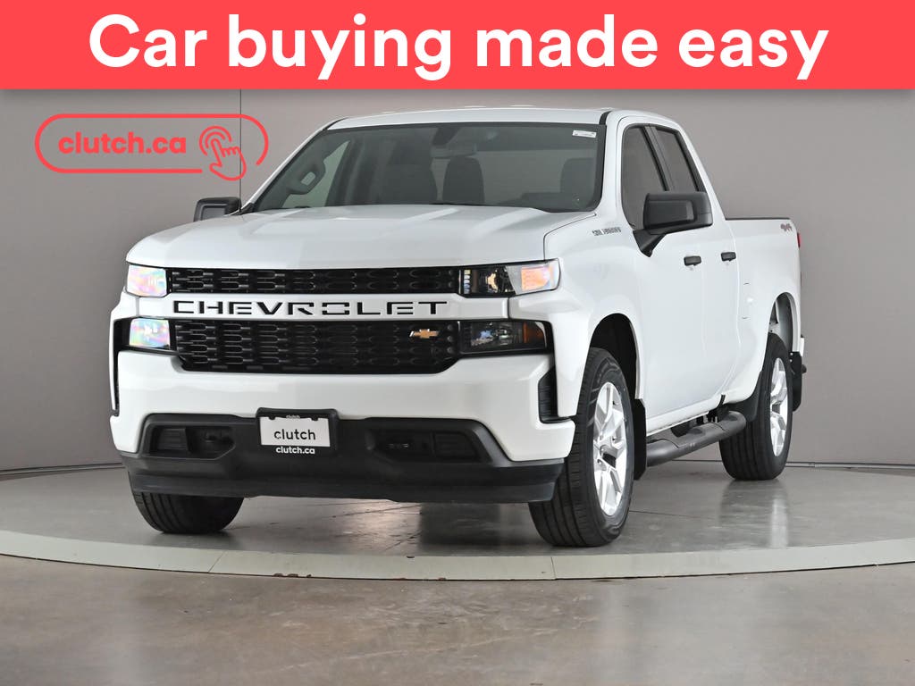 White 2019 Chevrolet Silverado 1500 Pickup Truck Four-Wheel Drive Automatic