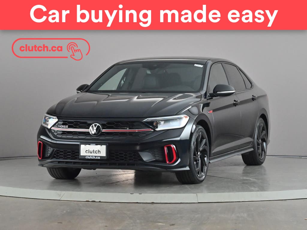 Black 2024 Volkswagen Jetta GLI Sedan Front-Wheel Drive Automatic