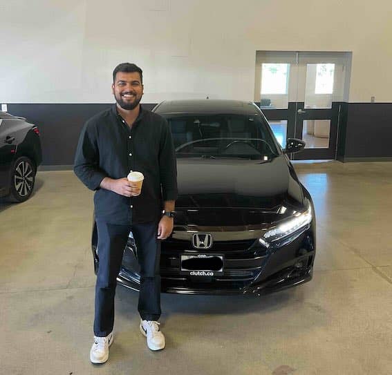 review author with their recently purchased car