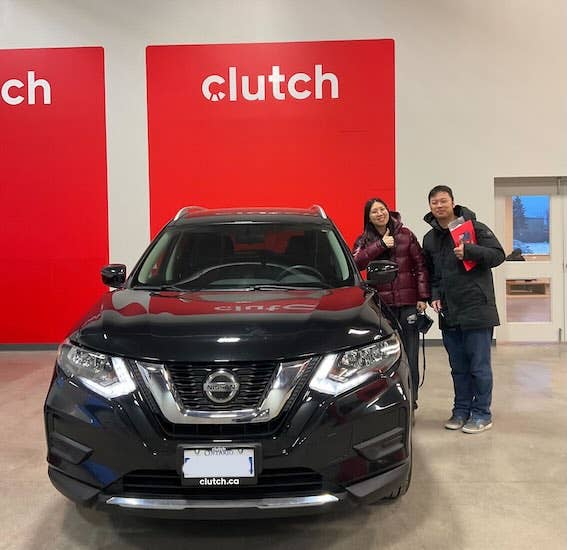 review author with their recently purchased car