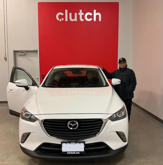 review author with their recently purchased car