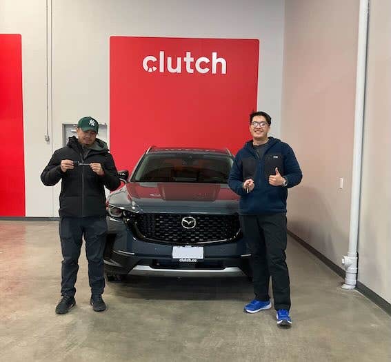 review author with their recently purchased car