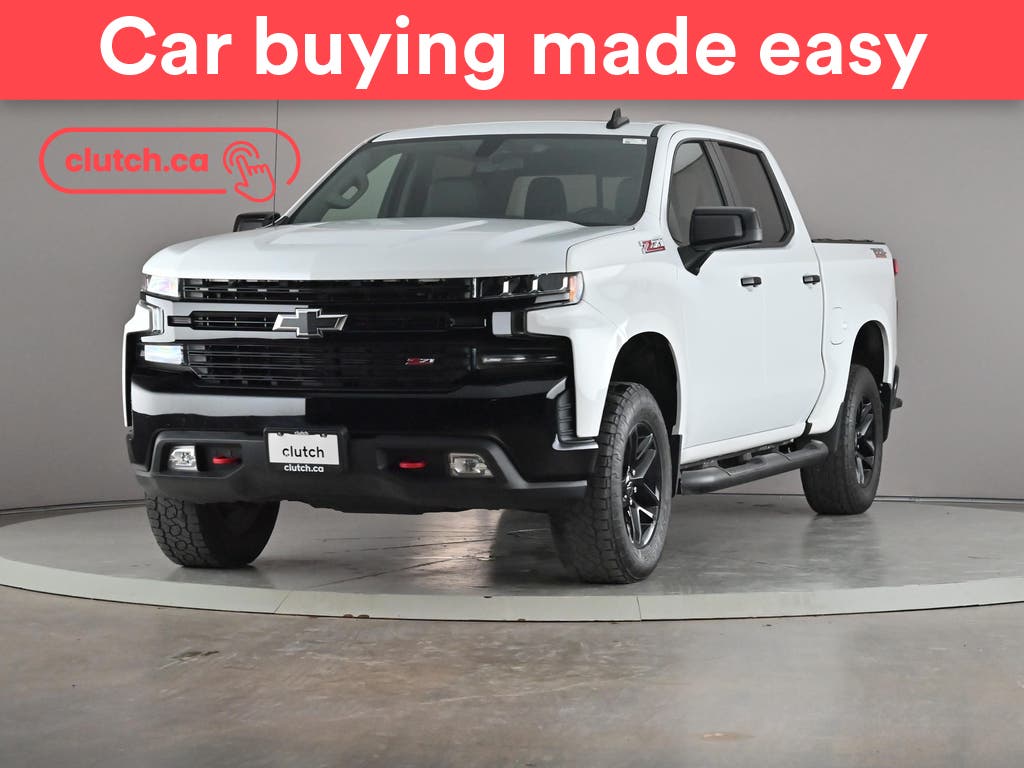 White 2019 Chevrolet Silverado 1500 Pickup Truck Four-Wheel Drive Automatic