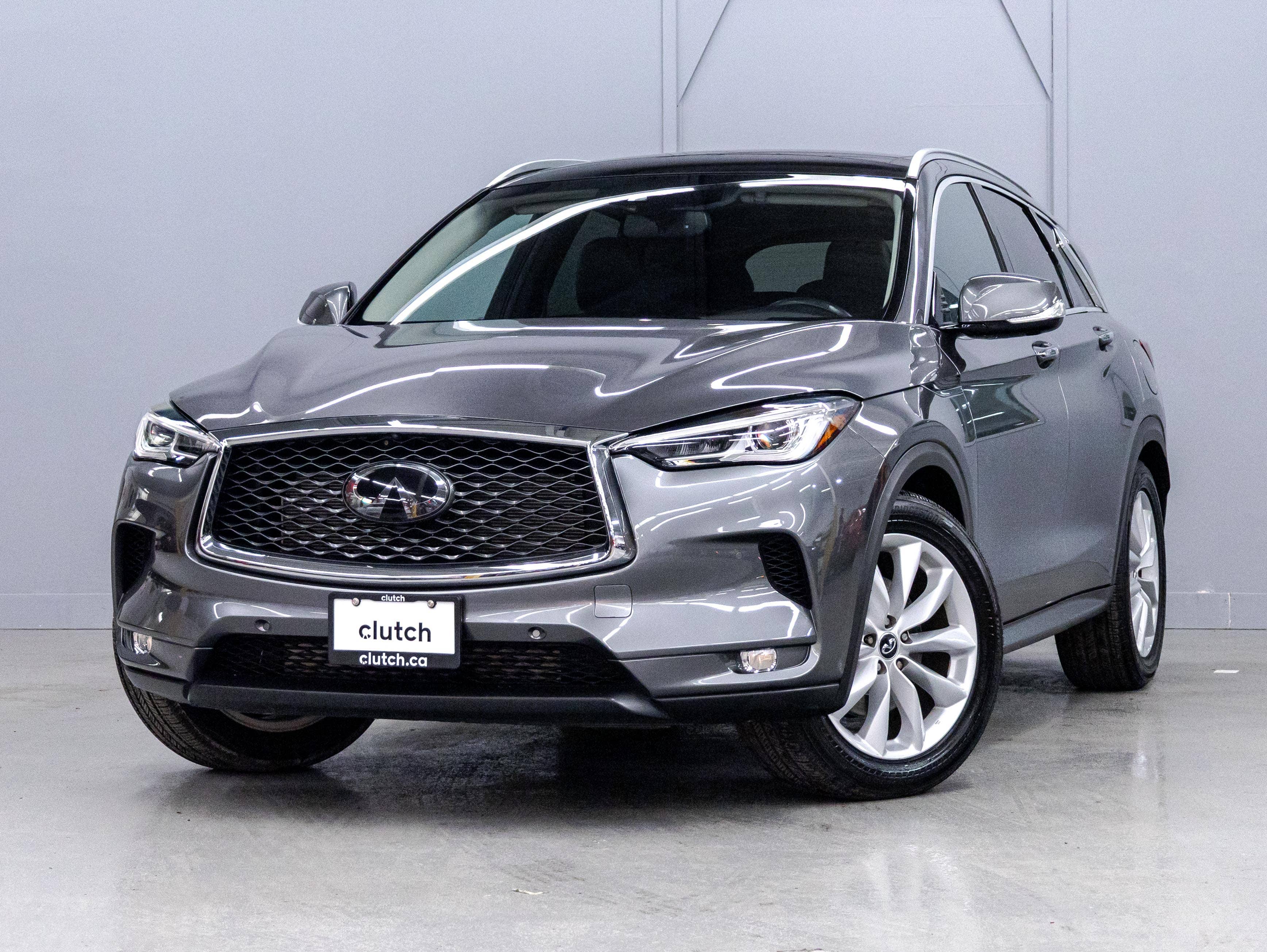 Gray 2019 INFINITI QX50 SUV / Crossover  Automatic