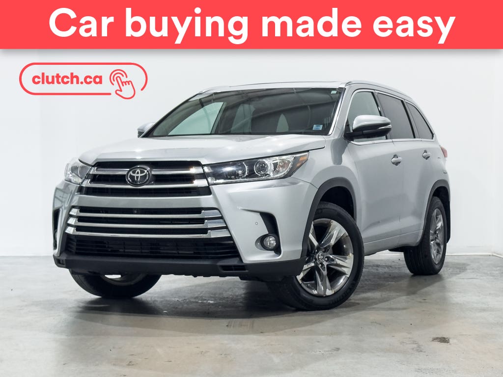 Silver 2018 Toyota Highlander Limited AWD SUV / Crossover All-Wheel Drive Automatic