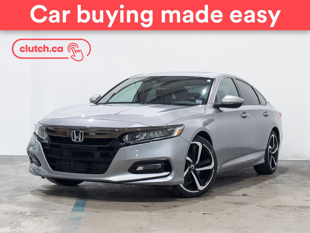 Silver 2020 Honda Accord Sedan Front-Wheel Drive Automatic