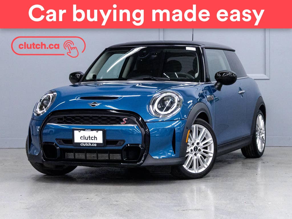 Blue 2023 MINI Cooper Hatchback Front-Wheel Drive Automatic