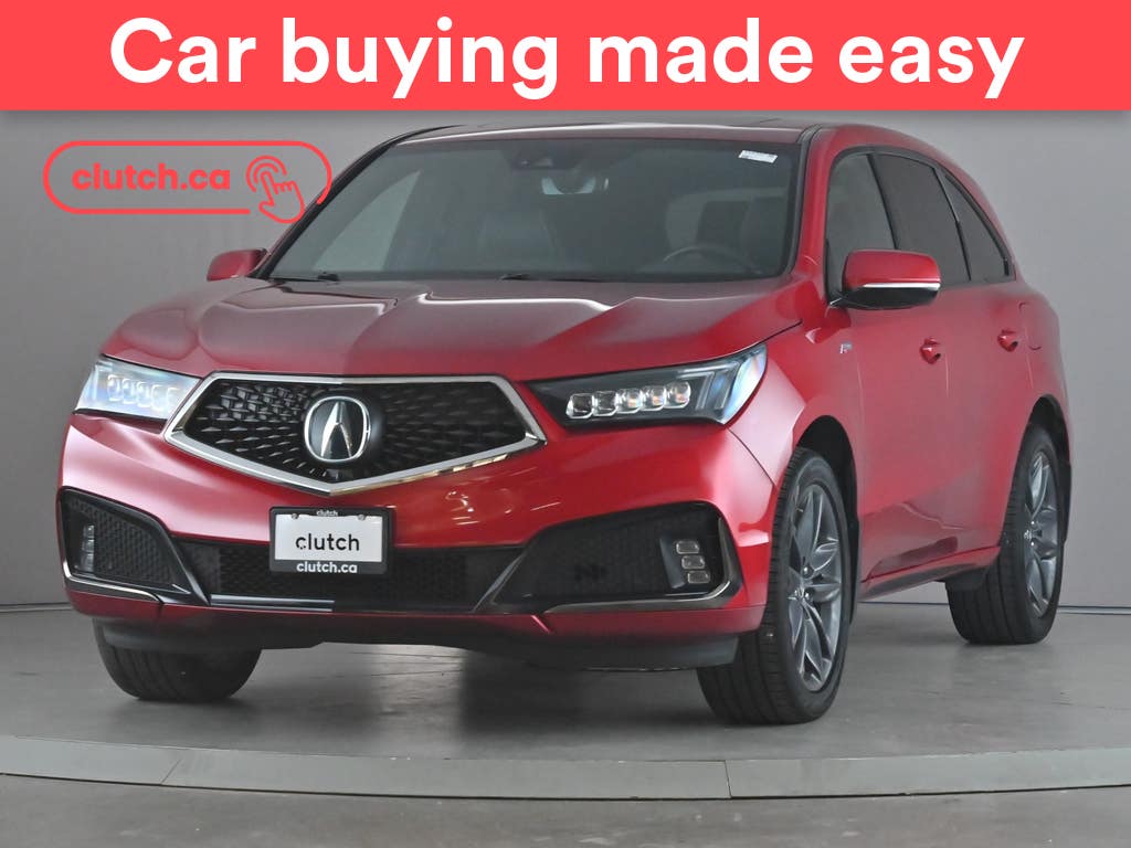 Red 2019 Acura MDX SH-AWD with A-SPEC Package SUV / Crossover Automatic