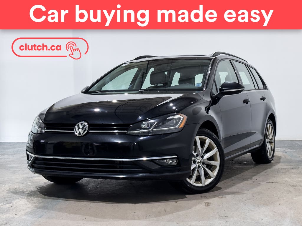 Black 2018 Volkswagen Golf SportWagen Wagon Automatic