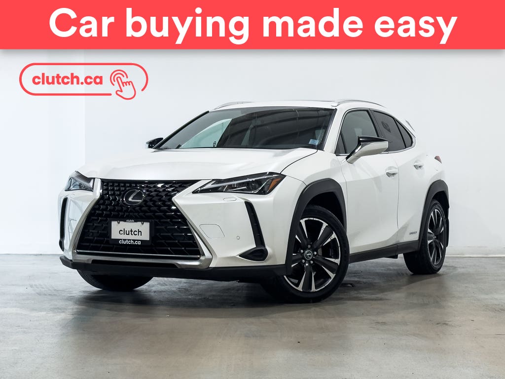 White 2020 Lexus UX Hybrid SUV / Crossover All-Wheel Drive Automatic